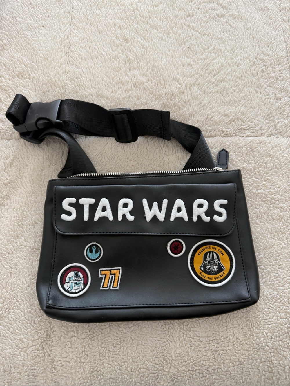 Star Wars Black Patch Crossbody Bag